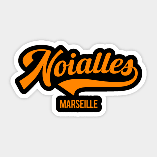 Marseille Noailles - Marseille Noailles Schriftzug - Noailles Logo Sticker